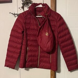 MICHAEL Michael Kors Red down Quilted Jacket